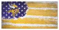 Minnesota Vikings 6" x 12" Flag Sign
