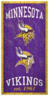Minnesota Vikings 6" x 12" Heritage Sign