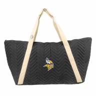 Minnesota Vikings Chevron Stitch Weekender Bag