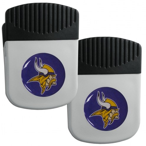 Minnesota Vikings Clip Magnet with Bottle Opener - 2 Pack