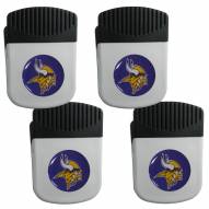 Minnesota Vikings Clip Magnet with Bottle Opener - 4 Pack