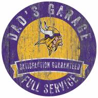 Minnesota Vikings Dad's Garage Sign