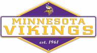 Minnesota Vikings Diamond Panel Metal Sign