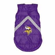 Minnesota Vikings Dog Puffer Vest