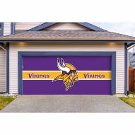 Minnesota Vikings Double Garage Door Cover