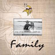 Minnesota Vikings Family Picture Frame