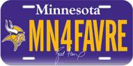 Minnesota Vikings License Plate