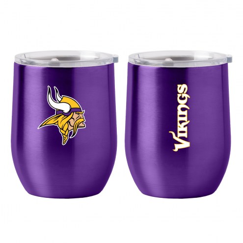 Minnesota Vikings 16 oz. Gameday Curved Beverage Glass