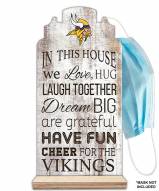 Minnesota Vikings In This House Mask Holder