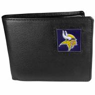 Minnesota Vikings Leather Bi-fold Wallet in Gift Box