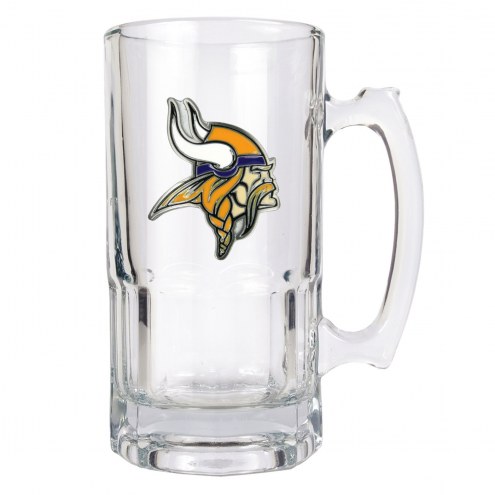 Minnesota Vikings NFL 1 Liter Glass Macho Mug