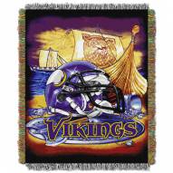 Minnesota Vikings NFL Woven Tapestry Throw