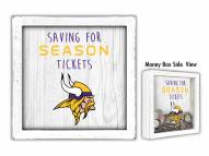 Minnesota Vikings Saving for Tickets Money Box