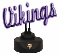 Minnesota Vikings Script Neon Desk Lamp