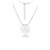 Minnesota Vikings Silver Necklace with Round Pendant