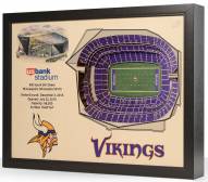 Minnesota Vikings 25-Layer StadiumViews 3D Wall Art