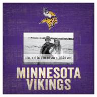 Minnesota Vikings Team Name 10" x 10" Picture Frame