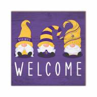 Minnesota Vikings Welcome Gnomes 10" x 10" Sign