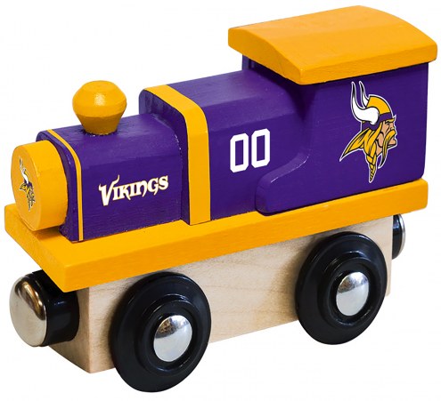 Minnesota Vikings Wood Toy Train
