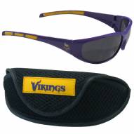 Minnesota Vikings Wrap Sunglasses and Case Set