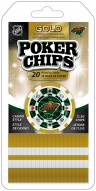 Minnesota Wild 20 Piece Poker Chips Set