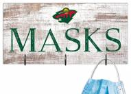 Minnesota Wild 6" x 12" Mask Holder