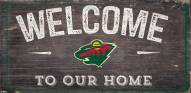 Minnesota Wild 6" x 12" Welcome Sign