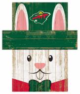Minnesota Wild 6" x 5" Easter Bunny Head