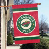 Minnesota Wild Applique Banner Flag