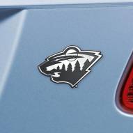 Minnesota Wild Chrome Metal Car Emblem