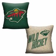 Minnesota Wild Invert Woven Pillow
