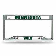 Minnesota Wild Chrome License Plate Frame