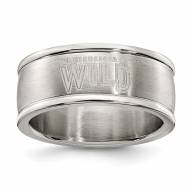 Minnesota Wild Stainless Steel Logo Ring