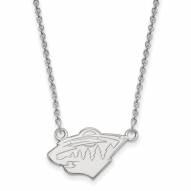 Minnesota Wild Sterling Silver Small Pendant Necklace