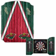 Minnesota Wild Dartboard Cabinet