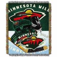 Minnesota Wild Woven Tapestry Throw Blanket