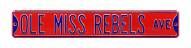 Mississippi Ole Miss Rebels NCAA Embossed Street Sign