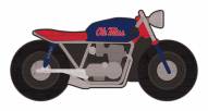 Mississippi Rebels 12" Motorcycle Cutout Sign