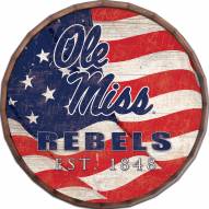 Mississippi Rebels 16" Flag Barrel Top