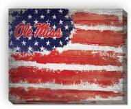 Mississippi Rebels 16" x 20" Flag Canvas Print