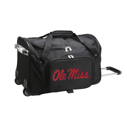 Mississippi Rebels 22&quot; Rolling Duffle Bag