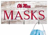 Mississippi Rebels 6" x 12" Mask Holder