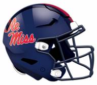 Mississippi Rebels Authentic Helmet Cutout Sign