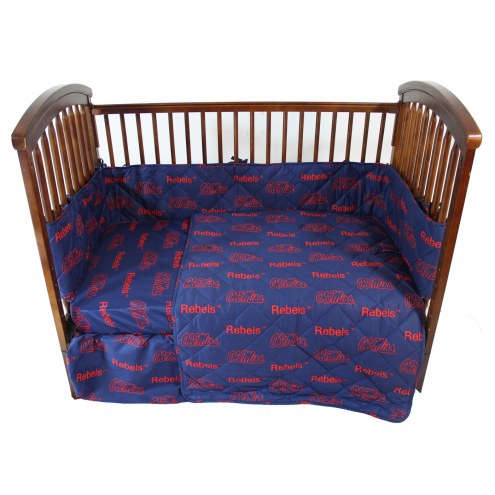 Mississippi Rebels Baby Crib Set