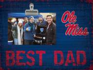 Mississippi Rebels Best Dad Clip Frame