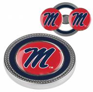Mississippi Rebels Challenge Coin with 2 Ball Markers