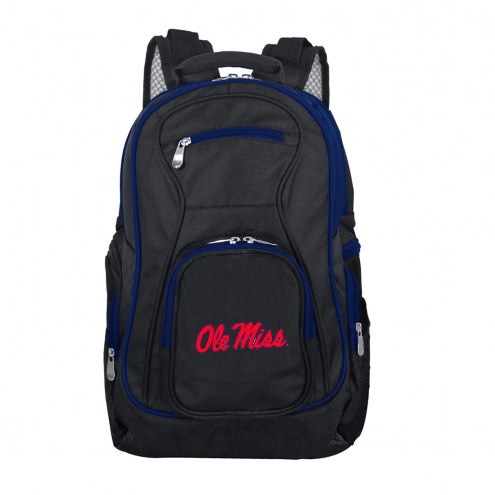 NCAA Mississippi Ole Miss Rebels Colored Trim Premium Laptop Backpack