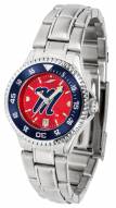 Mississippi Rebels Competitor Steel AnoChrome Women's Watch - Color Bezel