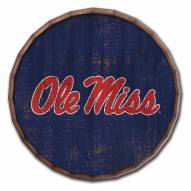 Mississippi Rebels Cracked Color 16" Barrel Top