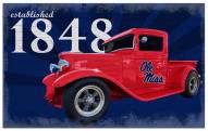 Mississippi Rebels Established Truck 11" x 19" Sign